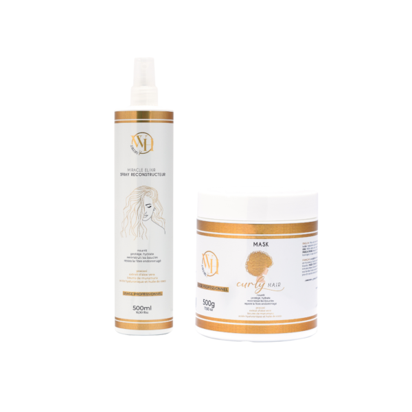 Spray reconstructeur et masque curly Hair