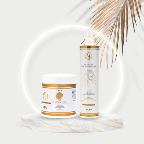 Spray reconstructeur et masque curly Hair – Image 2